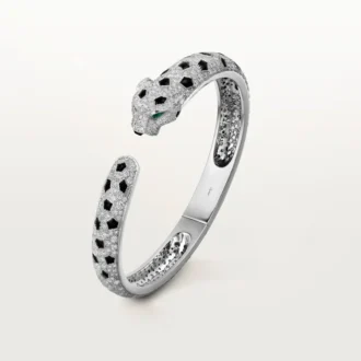 Panthere De Cartier Bracelet, Medium Model, Paved