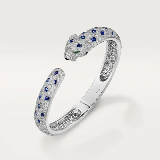 Panthere De Cartier Bracelet, Medium Model, Paved