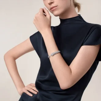 Panthere De Cartier Bracelet, Medium Model, Paved
