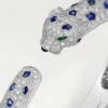 Panthere De Cartier Bracelet, Medium Model, Paved