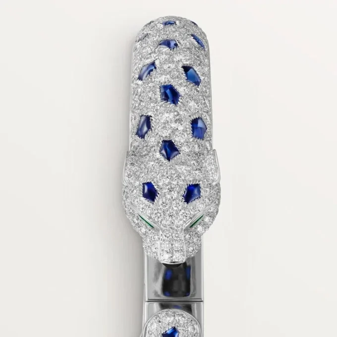 Panthere De Cartier Bracelet, Medium Model, Paved