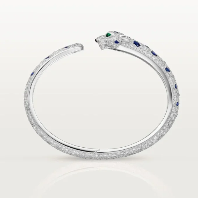 Panthere De Cartier Bracelet, Medium Model, Paved