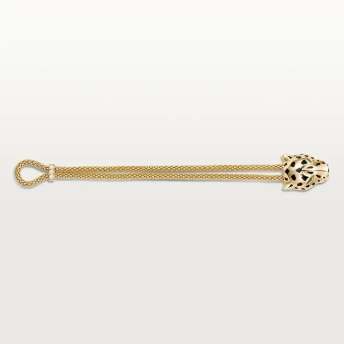 Panthere De Cartier Bracelet, on Chain, Diamonds Panthere De Cartier Bracelet, on Chain, Diamonds