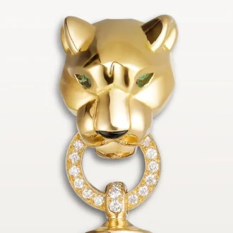 Panthere De Cartier Bracelet, on Chain, Diamonds