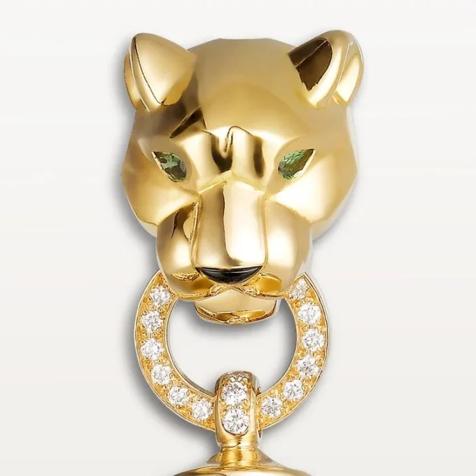 Panthere De Cartier Bracelet, on Chain, Diamonds Panthere De Cartier Bracelet, on Chain, Diamonds