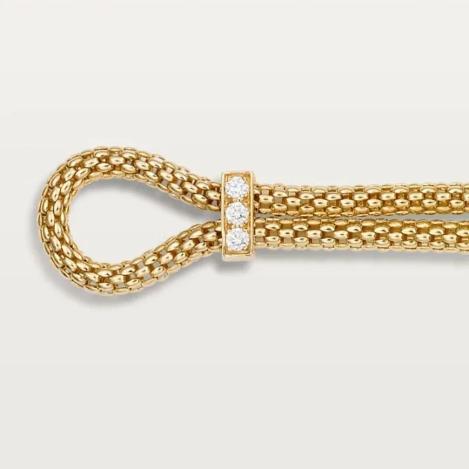 Panthere De Cartier Bracelet, on Chain, Diamonds Panthere De Cartier Bracelet, on Chain, Diamonds