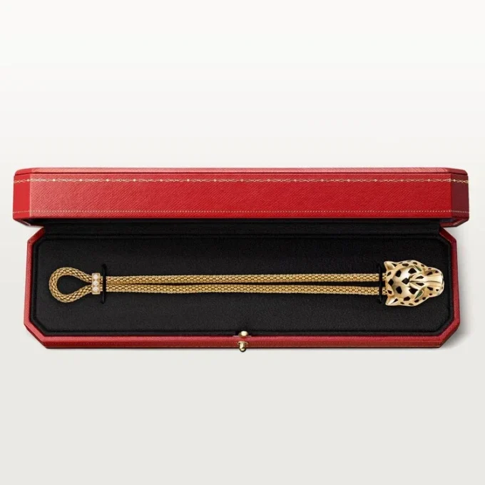 Panthere De Cartier Bracelet, on Chain, Diamonds Panthere De Cartier Bracelet, on Chain, Diamonds