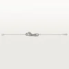 Panthere De Cartier Bracelet, on Chain, Half-Paved Panthere De Cartier Bracelet, on Chain, Half-Paved