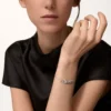 Panthere De Cartier Bracelet, on Chain, Half-Paved Panthere De Cartier Bracelet, on Chain, Half-Paved