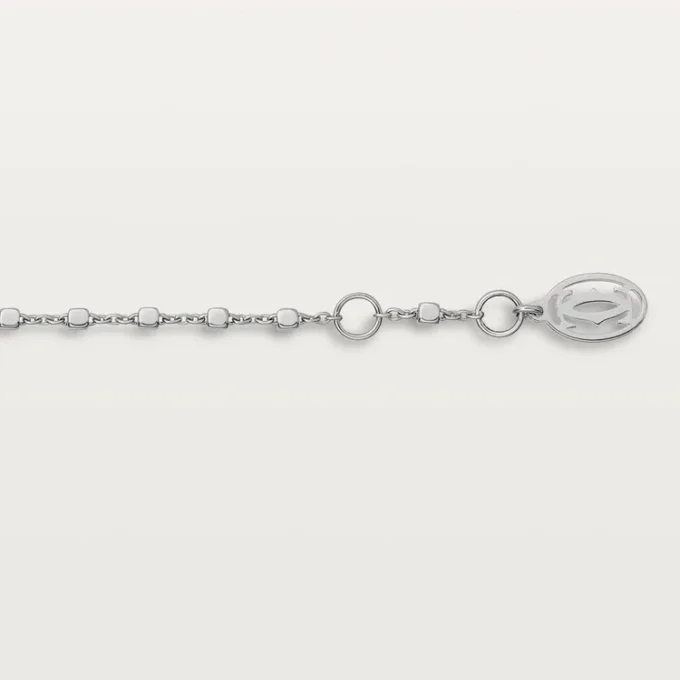 Panthere De Cartier Bracelet, on Chain, Half-Paved Panthere De Cartier Bracelet, on Chain, Half-Paved