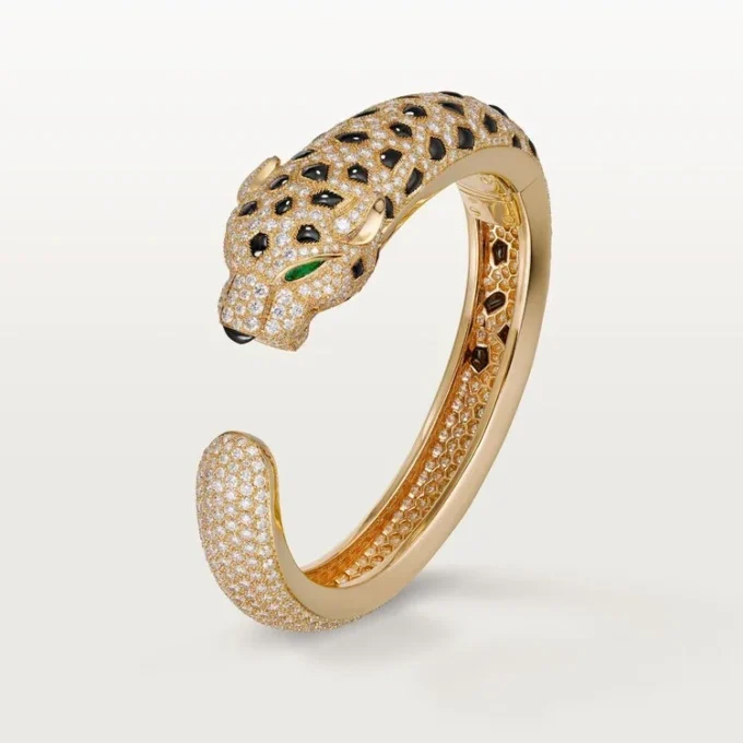 Panthere De Cartier Bracelet, Paved Panthere De Cartier Bracelet, Paved
