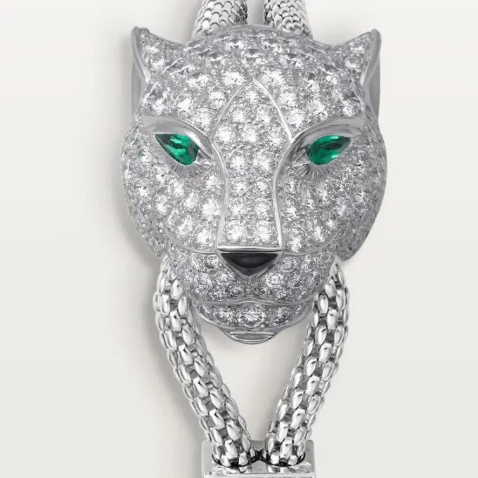 Panthere De Cartier Bracelet, Paved Panthere De Cartier Bracelet, Paved