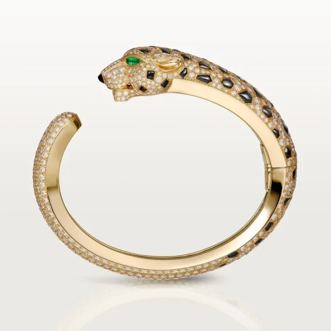Panthere De Cartier Bracelet, Paved Panthere De Cartier Bracelet, Paved