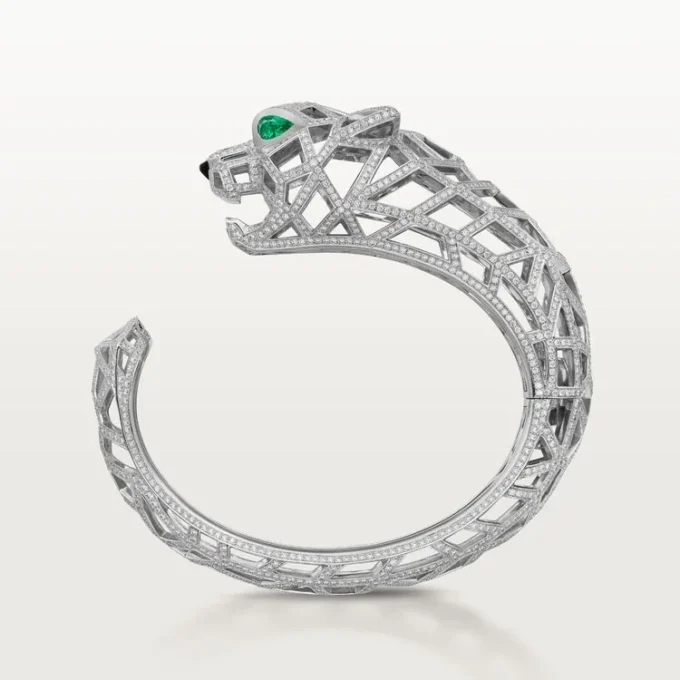 Panthere De Cartier Bracelet, Paved Panthere De Cartier Bracelet, Paved