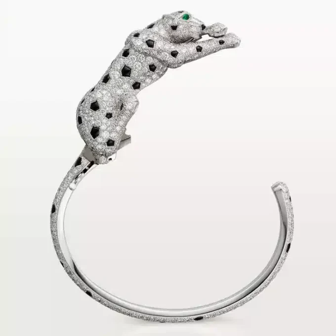 Panthere De Cartier Bracelet, Paved Panthere De Cartier Bracelet, Paved