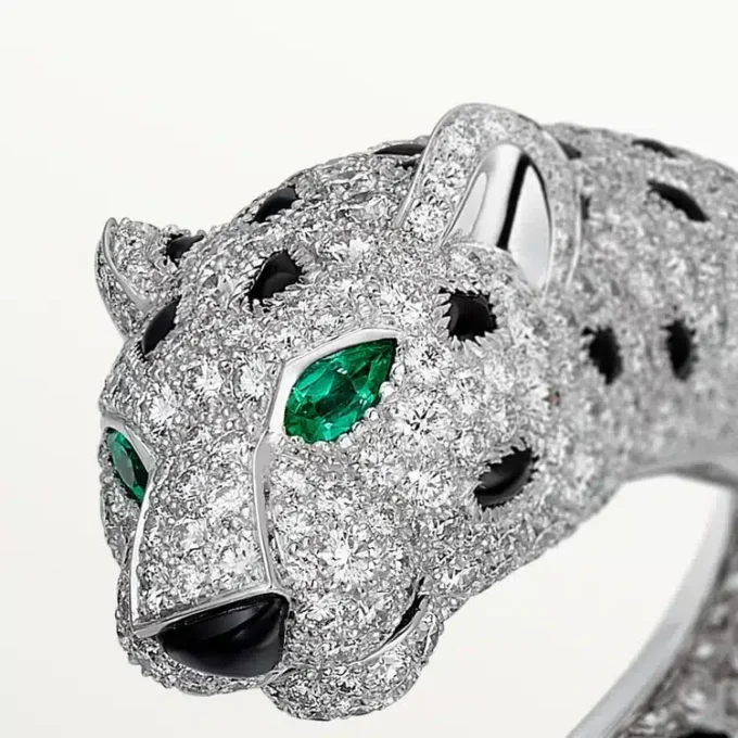 Panthere De Cartier Bracelet, Paved Panthere De Cartier Bracelet, Paved
