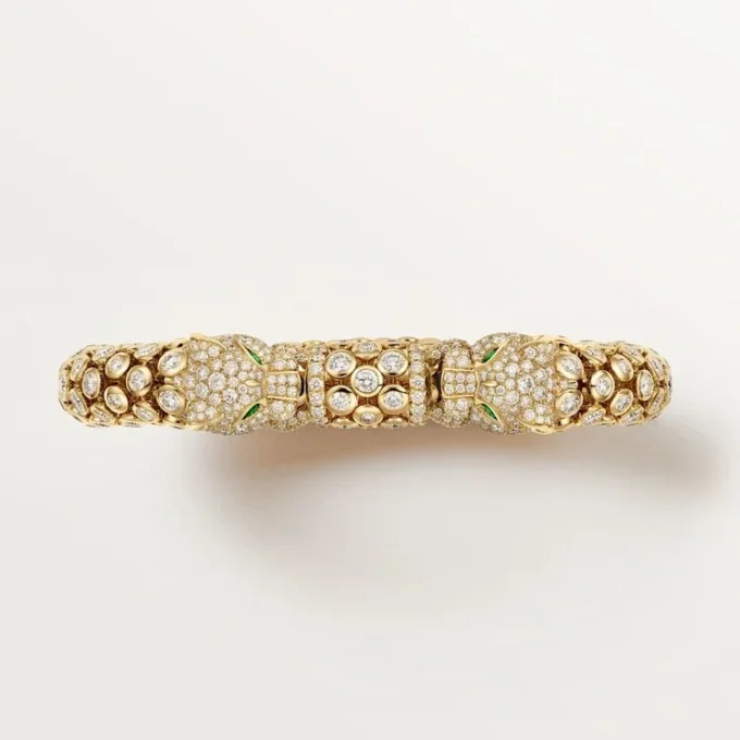 Panthere De Cartier Bracelet, Paved Panthere De Cartier Bracelet, Paved