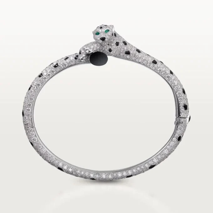 Panthere De Cartier Bracelet, Paved Panthere De Cartier Bracelet, Paved