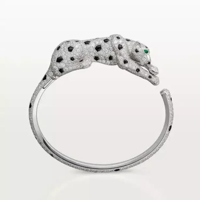 Panthere De Cartier Bracelet, Paved Panthere De Cartier Bracelet, Paved