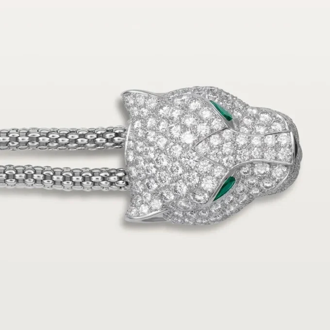 Panthere De Cartier Bracelet, Paved Panthere De Cartier Bracelet, Paved