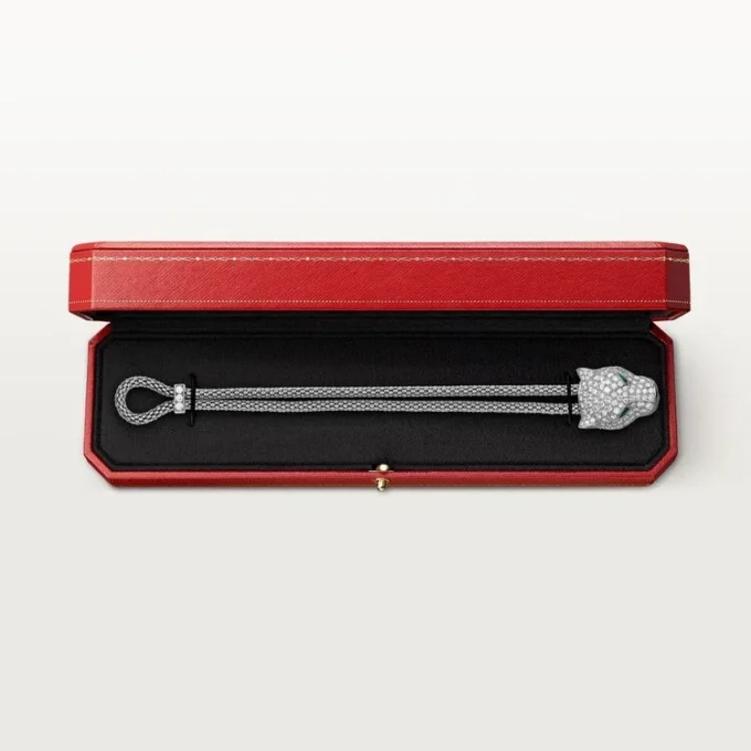Panthere De Cartier Bracelet, Paved Panthere De Cartier Bracelet, Paved