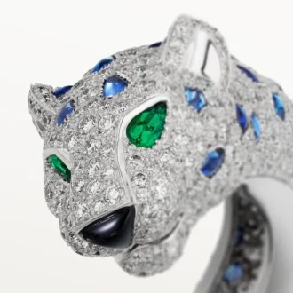 Panthere De Cartier Bracelet, Sapphire, Paved