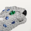 Panthere De Cartier Bracelet, Sapphire, Paved Panthere De Cartier Bracelet, Sapphire, Paved