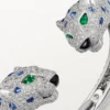 Panthere De Cartier Bracelet, Sapphire, Paved Panthere De Cartier Bracelet, Sapphire, Paved