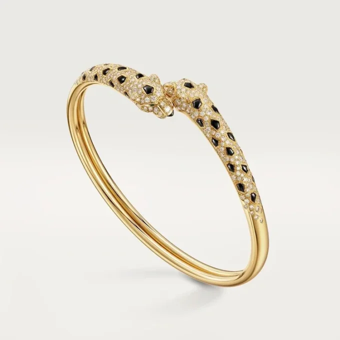 Panthere De Cartier Bracelet, Small Model, Half-Paved Panthere De Cartier Bracelet, Small Model, Half-Paved