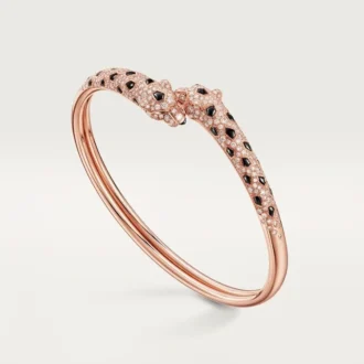 Panthere De Cartier Bracelet, Small Model, Half-Paved