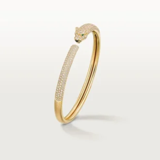 Panthere De Cartier Bracelet, Small Model, Half-Paved