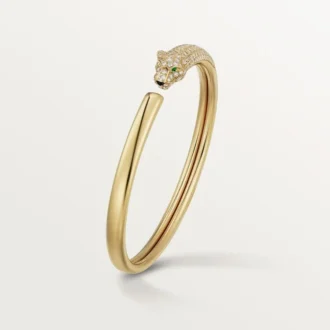Panthere De Cartier Bracelet, Small Model, Half-Paved