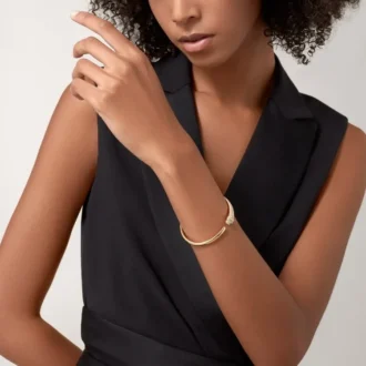 Panthere De Cartier Bracelet, Small Model, Half-Paved