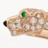 Panthere De Cartier Bracelet, Small Model, Half-Paved