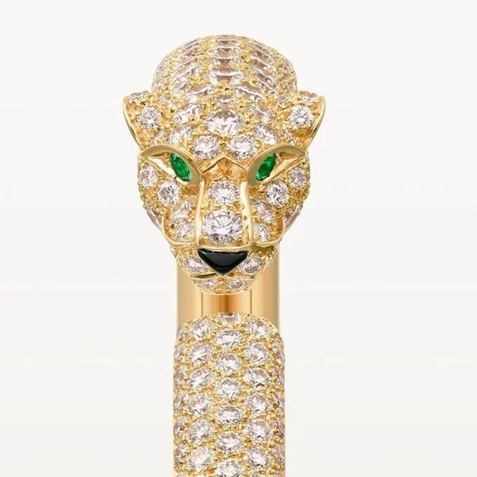 Panthere De Cartier Bracelet, Small Model, Half-Paved Panthere De Cartier Bracelet, Small Model, Half-Paved