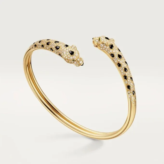 Panthere De Cartier Bracelet, Small Model, Half-Paved Panthere De Cartier Bracelet, Small Model, Half-Paved