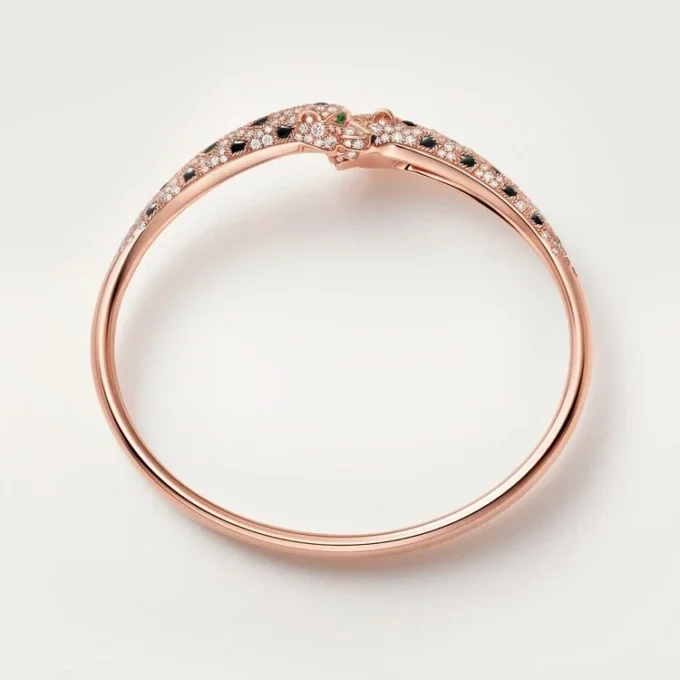Panthere De Cartier Bracelet, Small Model, Half-Paved Panthere De Cartier Bracelet, Small Model, Half-Paved