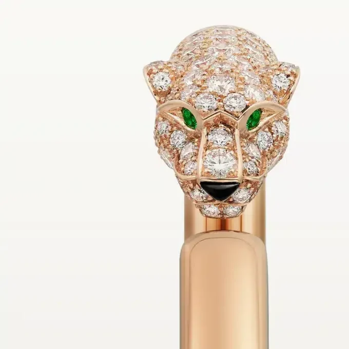 Panthere De Cartier Bracelet, Small Model, Half-Paved Panthere De Cartier Bracelet, Small Model, Half-Paved