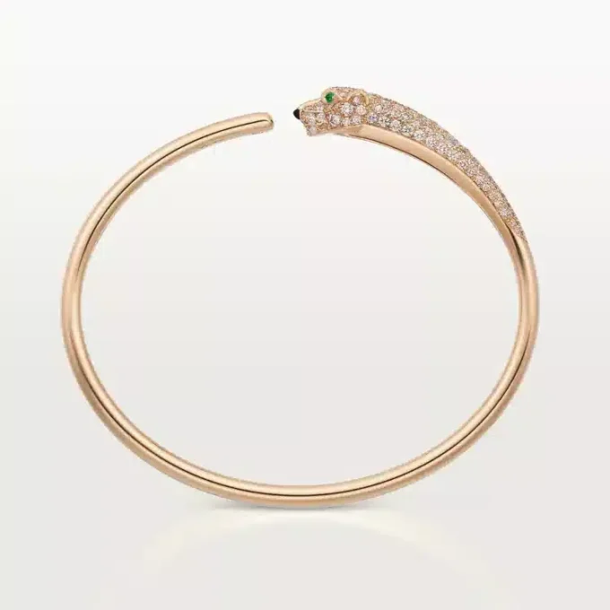 Panthere De Cartier Bracelet, Small Model, Half-Paved Panthere De Cartier Bracelet, Small Model, Half-Paved
