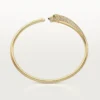 Panthere De Cartier Bracelet, Small Model, Half-Paved
