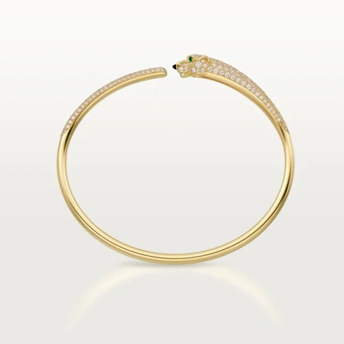 Panthere De Cartier Bracelet, Small Model, Half-Paved Panthere De Cartier Bracelet, Small Model, Half-Paved