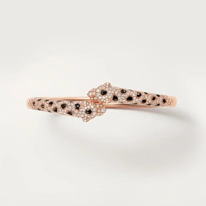 Panthere De Cartier Bracelet, Small Model, Half-Paved Panthere De Cartier Bracelet, Small Model, Half-Paved