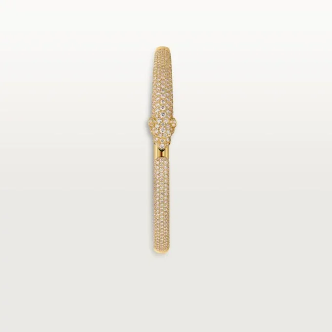 Panthere De Cartier Bracelet, Small Model, Half-Paved Panthere De Cartier Bracelet, Small Model, Half-Paved