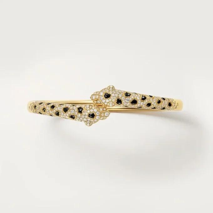 Panthere De Cartier Bracelet, Small Model, Half-Paved Panthere De Cartier Bracelet, Small Model, Half-Paved