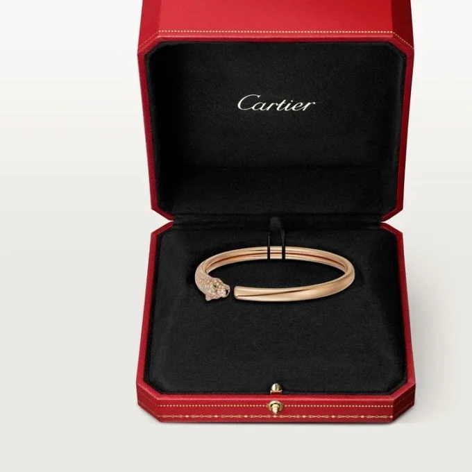 Panthere De Cartier Bracelet, Small Model, Half-Paved Panthere De Cartier Bracelet, Small Model, Half-Paved
