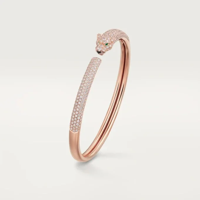 Panthere De Cartier Bracelet, Small Model, Paved
