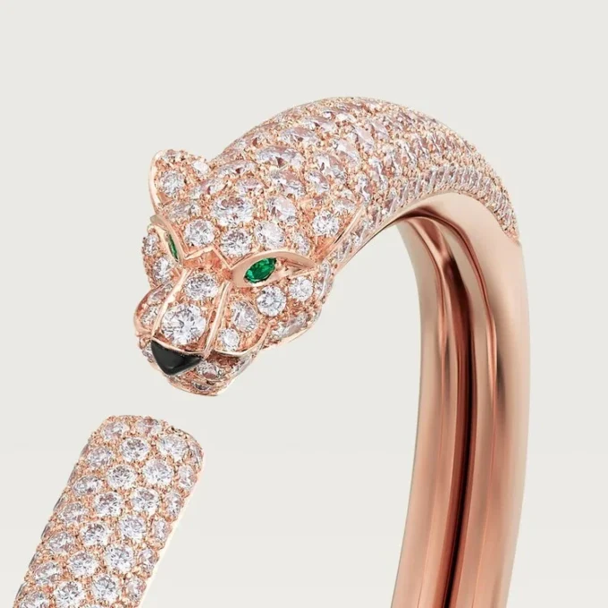 Panthere De Cartier Bracelet, Small Model, Paved