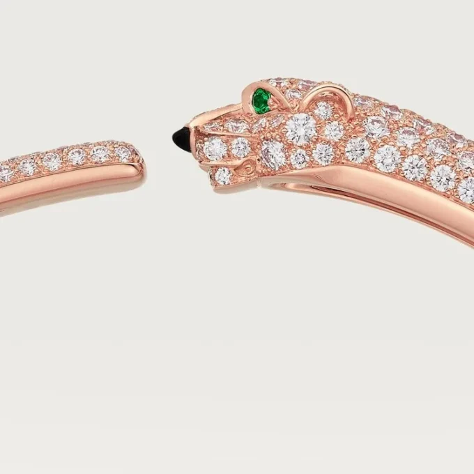 Panthere De Cartier Bracelet, Small Model, Paved