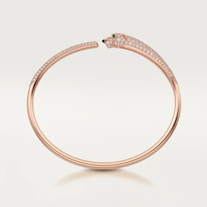 Panthere De Cartier Bracelet, Small Model, Paved