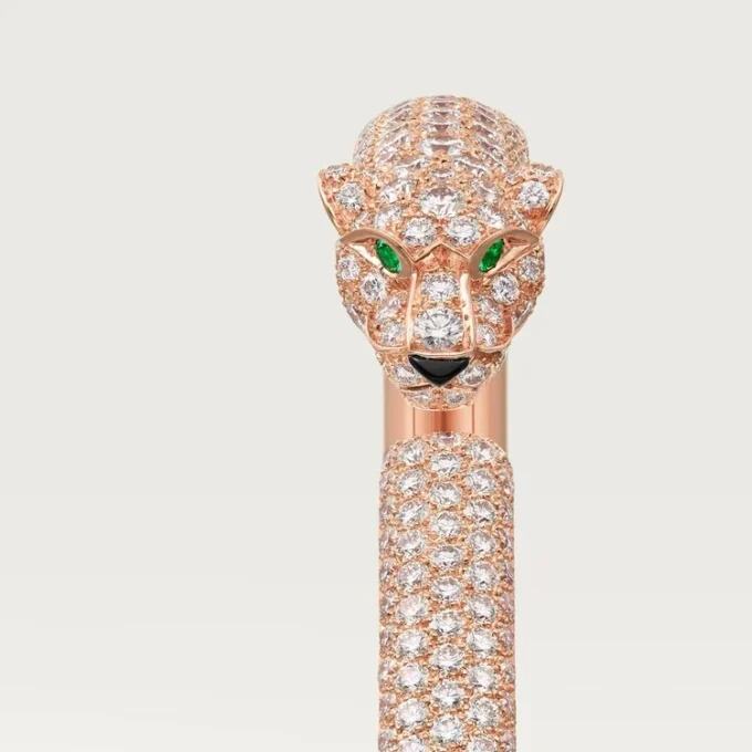 Panthere De Cartier Bracelet, Small Model, Paved